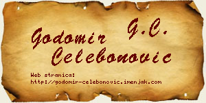 Godomir Čelebonović vizit kartica